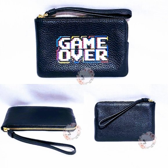 Coach Handbags - 🆕Coach "Game Over" PacMan Edition Wristlet💋